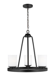 Generation Lighting 3130703EN3-112 Kemal Three Light Chandelier, Midnight Black Main Image.jpg