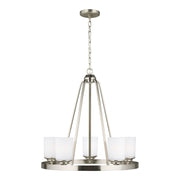 Generation Lighting 3130705-962 Kemal Five Light Chandelier, Brushed Nickel Main Image.jpg
