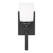 Generation Lighting 4130701-112 Kemal One Light Wall / Bath Sconce, Midnight Black Main Image.jpg