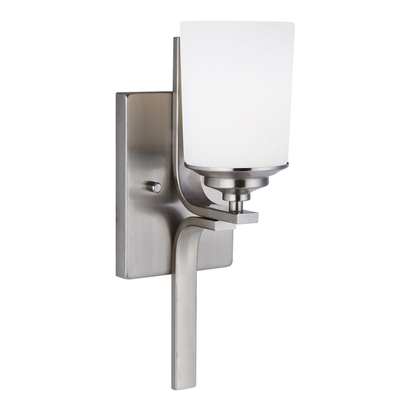 Generation Lighting 4130701-962 Kemal One Light Wall / Bath Sconce, Brushed Nickel Alternate Image.jpg