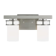 Generation Lighting 4421602-962 Robie Two Light Wall / Bath, Brushed Nickel Main Image.jpg