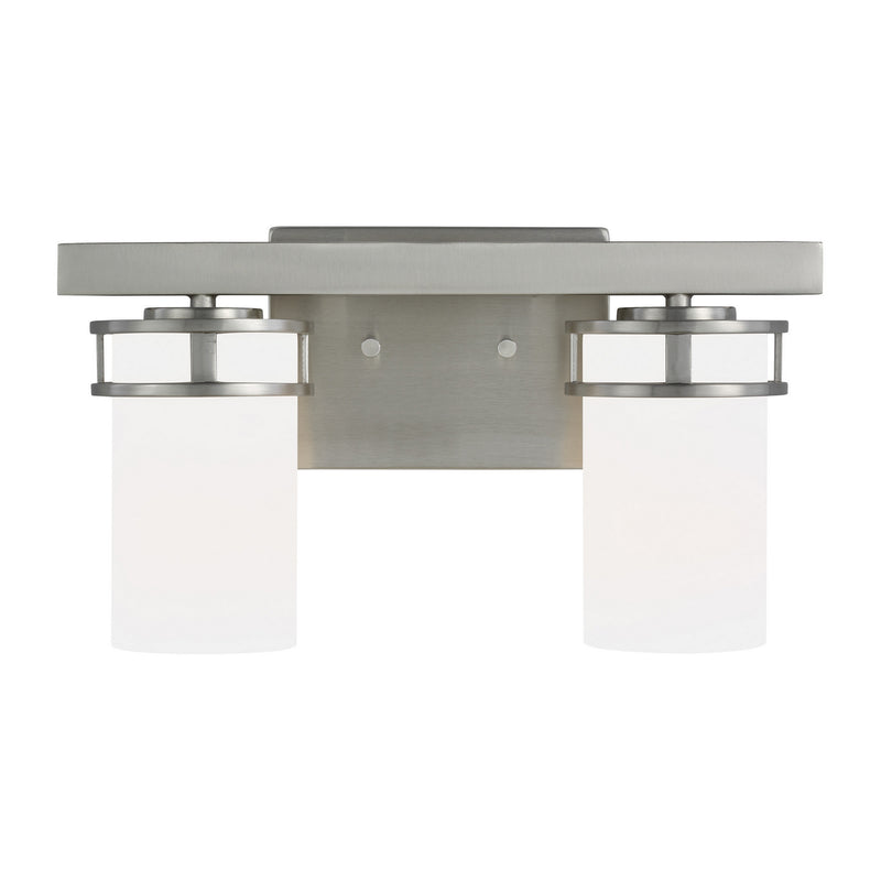 Generation Lighting 4421602-962 Robie Two Light Wall / Bath, Brushed Nickel Main Image.jpg