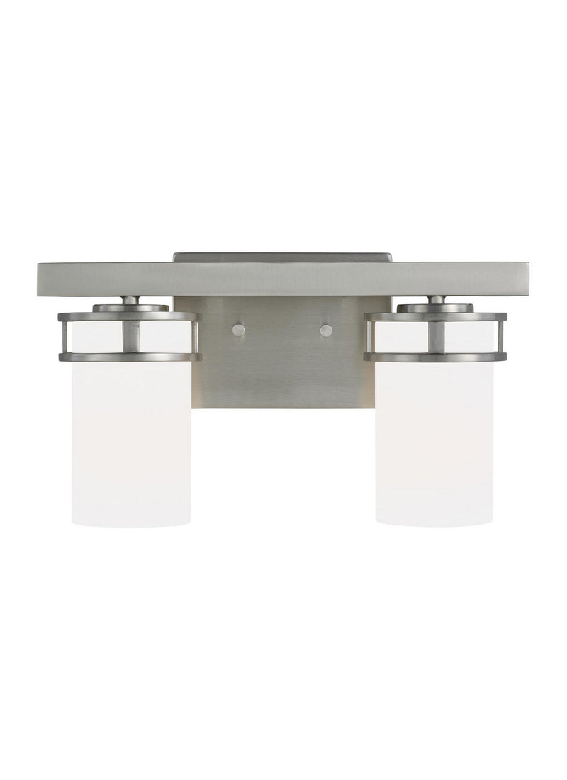 Generation Lighting 4421602EN3-962 Robie Two Light Wall / Bath, Brushed Nickel Main Image.jpg
