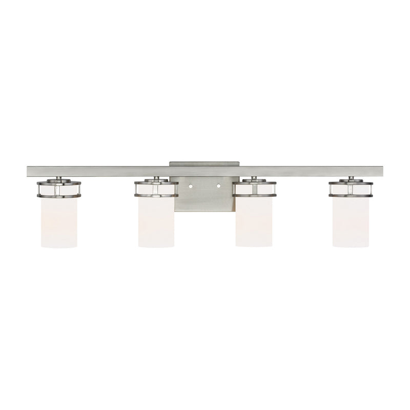 Generation Lighting 4421604-962 Robie Four Light Wall / Bath, Brushed Nickel Main Image.jpg