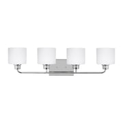 Generation Lighting 4428804-05 Canfield Four Light Wall / Bath, Chrome Main Image.jpg
