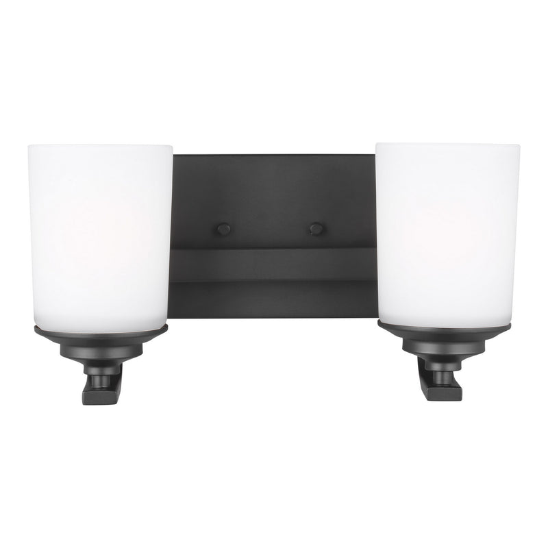 Generation Lighting 4430702-112 Kemal Two Light Wall / Bath, Midnight Black Main Image.jpg