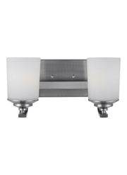 Generation Lighting 4430702EN3-962 Kemal Two Light Wall / Bath, Brushed Nickel Main Image.jpg