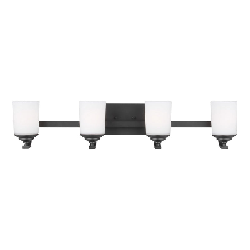 Generation Lighting 4430704-112 Kemal Four Light Wall / Bath, Midnight Black Main Image.jpg