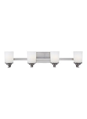 Generation Lighting 4430704EN3-962 Kemal Four Light Wall / Bath, Brushed Nickel Main Image.jpg