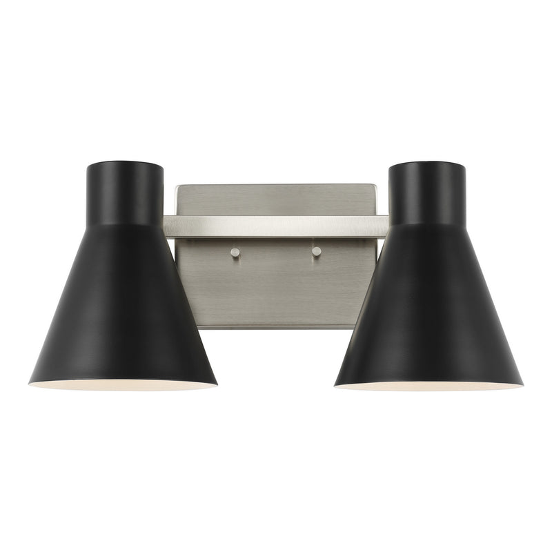 Generation Lighting 4441302-962 Towner Two Light Wall / Bath, Brushed Nickel Main Image.jpg