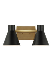 Generation Lighting 4441302EN3-848 Towner Two Light Wall / Bath, Satin Brass Main Image.jpg