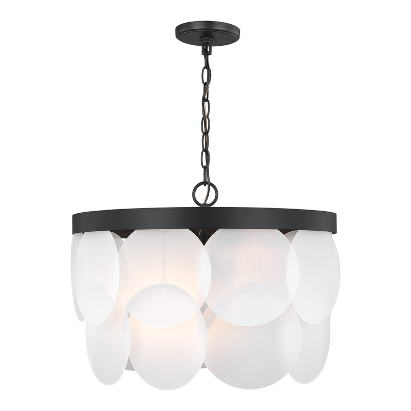 Visual Comfort Studio 5102506-112 Mellita Six Light Pendant, Midnight Black Main Image.jpg