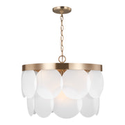 Visual Comfort Studio 5102506-848 Mellita Six Light Pendant, Satin Brass Main Image.jpg