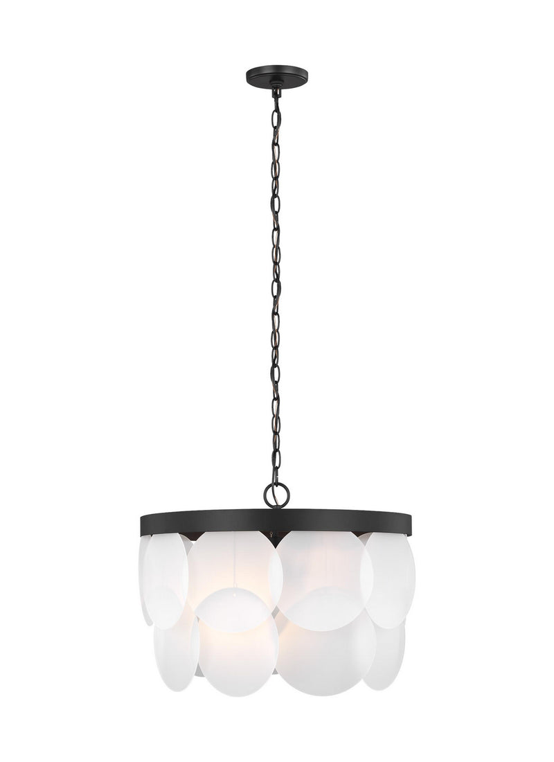 Visual Comfort Studio 5102506EN-112 Mellita Six Light Pendant, Midnight Black Main Image.jpg