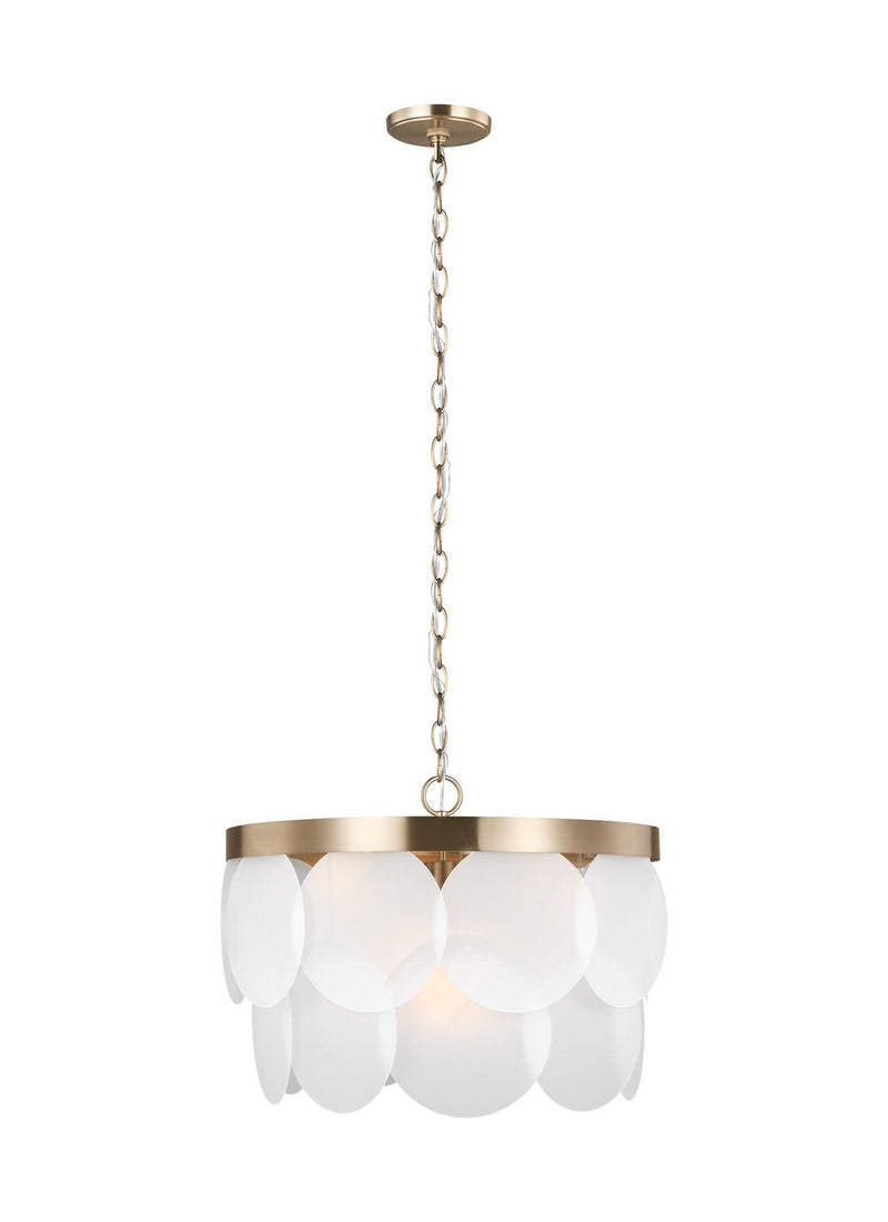 Visual Comfort Studio 5102506EN-848 Mellita Six Light Pendant, Satin Brass Main Image.jpg