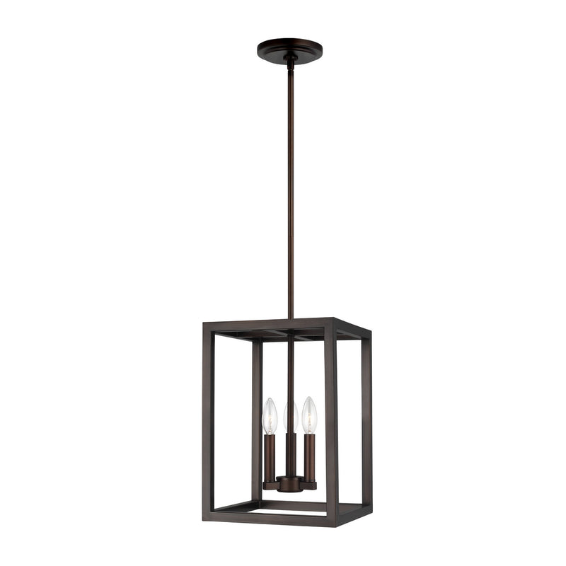 Generation Lighting 5134503-710 Moffet Street Three Light Hall / Foyer Pendant, Bronze Main Image.jpg