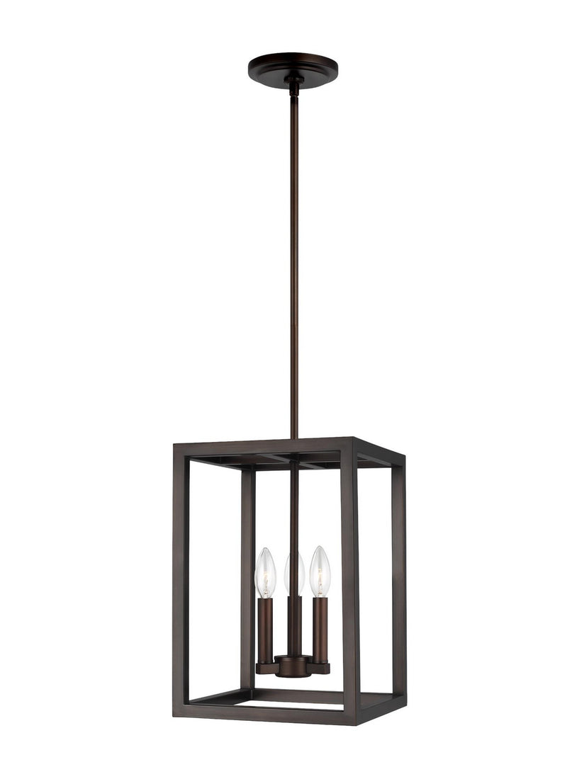Generation Lighting 5134503EN-710 Moffet Street Three Light Hall / Foyer, Bronze Main Image.jpg