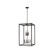 Generation Lighting 5134508-710 Moffet Street Eight Light Hall / Foyer Pendant, Bronze Main Image.jpg