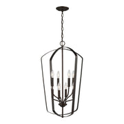Generation Lighting 5134908-710 Romee Eight Light Hall / Foyer Pendant, Bronze Main Image.jpg
