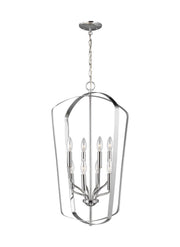 Generation Lighting 5134908EN-05 Romee Eight Light Hall / Foyer, Chrome Main Image.jpg