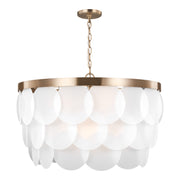 Visual Comfort Studio 5202508-848 Mellita Eight Light Pendant, Satin Brass Main Image.jpg