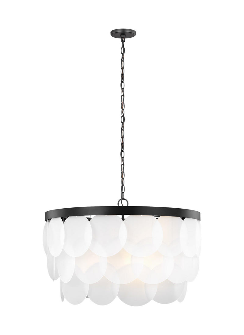 Visual Comfort Studio 5202508EN-112 Mellita Eight Light Pendant, Midnight Black Main Image.jpg