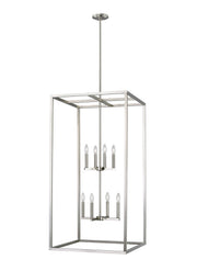 Generation Lighting 5234508EN-962 Moffet Street Eight Light Hall / Foyer, Brushed Nickel Main Image.jpg