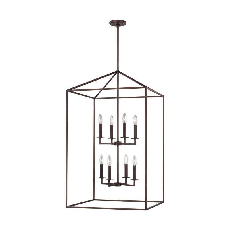 Generation Lighting 5315008-710 Perryton Eight Light Hall / Foyer, Bronze Main Image.jpg