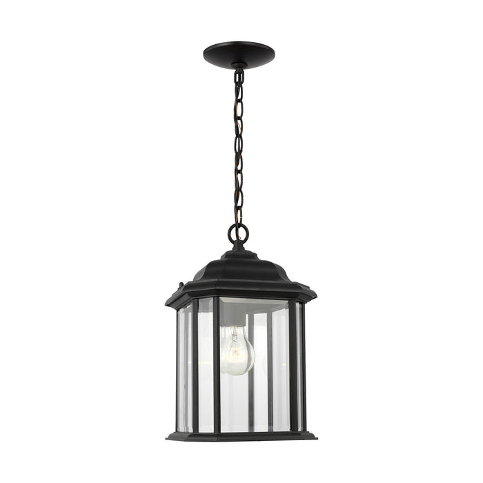 Generation Lighting 60031-12 Kent One Light Outdoor Pendant, Black Main Image.jpg