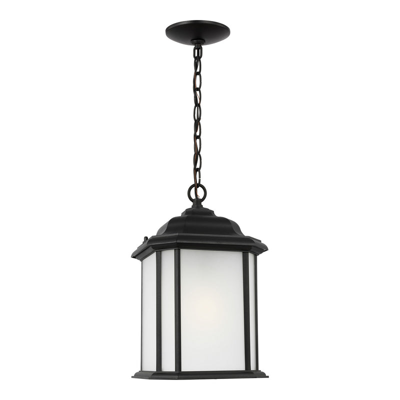 Generation Lighting 60531EN3-12 Kent One Light Outdoor Pendant, Black Main Image.jpg