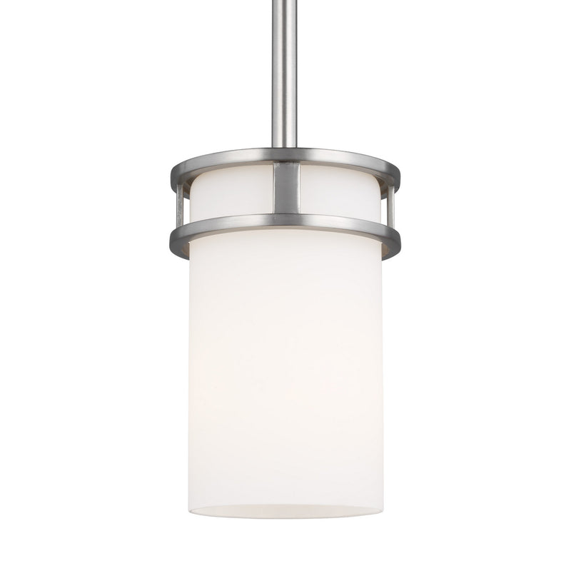 Generation Lighting 6121601-962 Robie One Light Mini-Pendant, Brushed Nickel Alternate Image.jpg