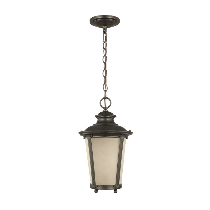 Generation Lighting 62240-780 Cape May One Light Outdoor Pendant, Burled Iron Main Image.jpg