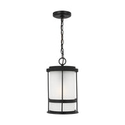 Generation Lighting 6290901-12 Wilburn One Light Outdoor Pendant, Black Main Image.jpg