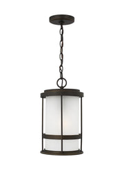 Generation Lighting 6290901EN3-71 Wilburn One Light Outdoor Pendant, Antique Bronze Main Image.jpg