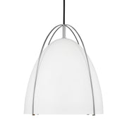 Visual Comfort Studio 6551801-05 Norman One Light Pendant, Chrome Alternate Image.jpg