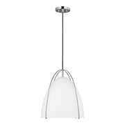 Visual Comfort Studio 6551801EN3-05 Norman One Light Pendant, Chrome Main Image.jpg