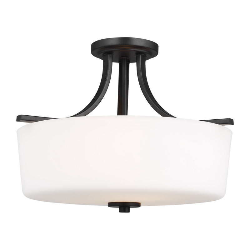 Generation Lighting 7728803-112 Kemal Three Light Semi-Flush Mount, Midnight Black Alternate Image.jpg
