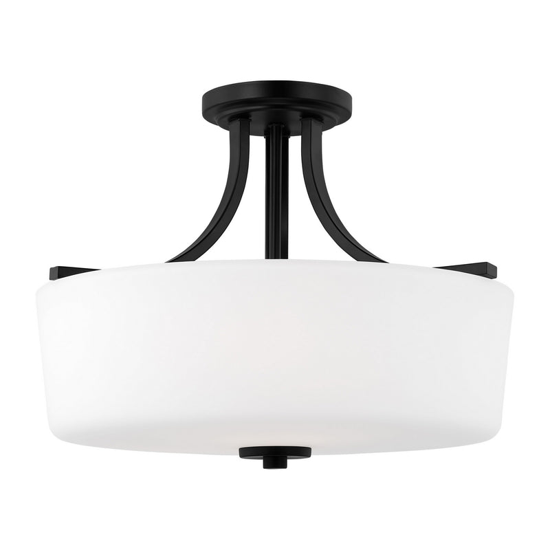 Generation Lighting 7728803EN3-112 Kemal Three Light Semi-Flush Mount, Midnight Black Alternate Image.jpg