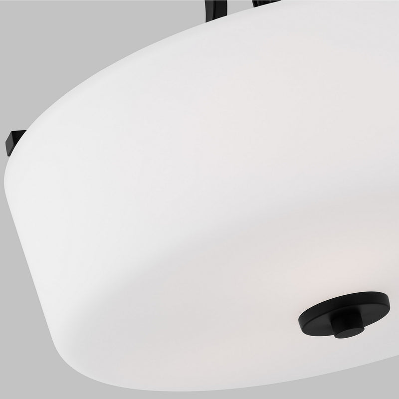 Generation Lighting 7728803EN3-112 Kemal Three Light Semi-Flush Mount, Midnight Black Alternate Image 3.jpg