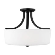 Generation Lighting 7728803EN3-112 Kemal Three Light Semi-Flush Mount, Midnight Black Main Image.jpg