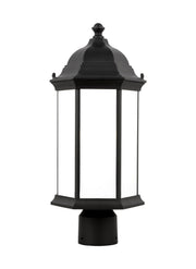 Generation Lighting 8238651EN3-12 Sevier One Light Outdoor Post Lantern, Black Main Image.jpg