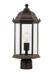 Generation Lighting 8238651EN3-71 Sevier One Light Outdoor Post Lantern, Antique Bronze Main Image.jpg