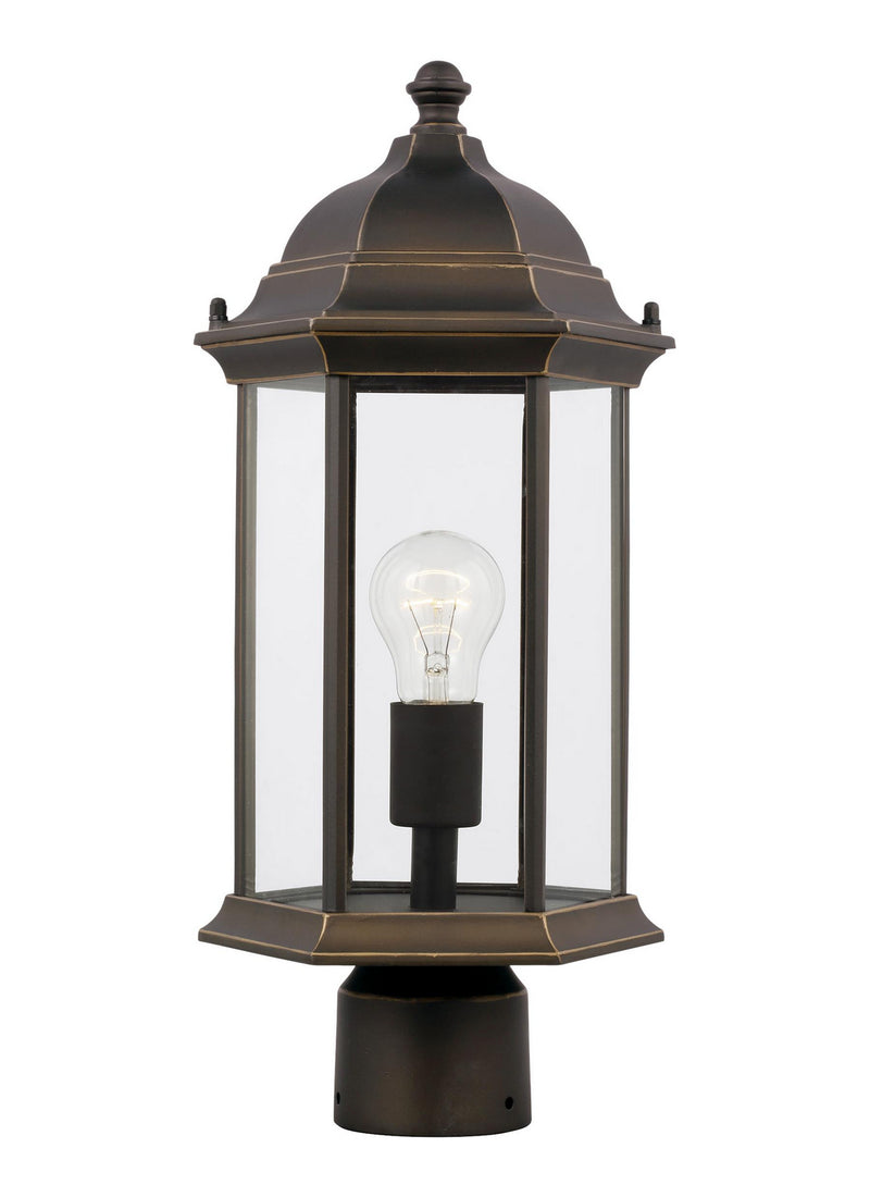 Generation Lighting 8238651EN3-71 Sevier One Light Outdoor Post Lantern, Antique Bronze Main Image.jpg