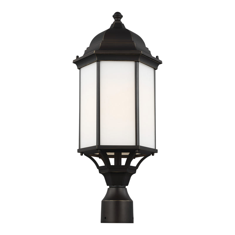 Generation Lighting 8238751-71 Sevier One Light Outdoor Post Lantern, Antique Bronze Main Image.jpg