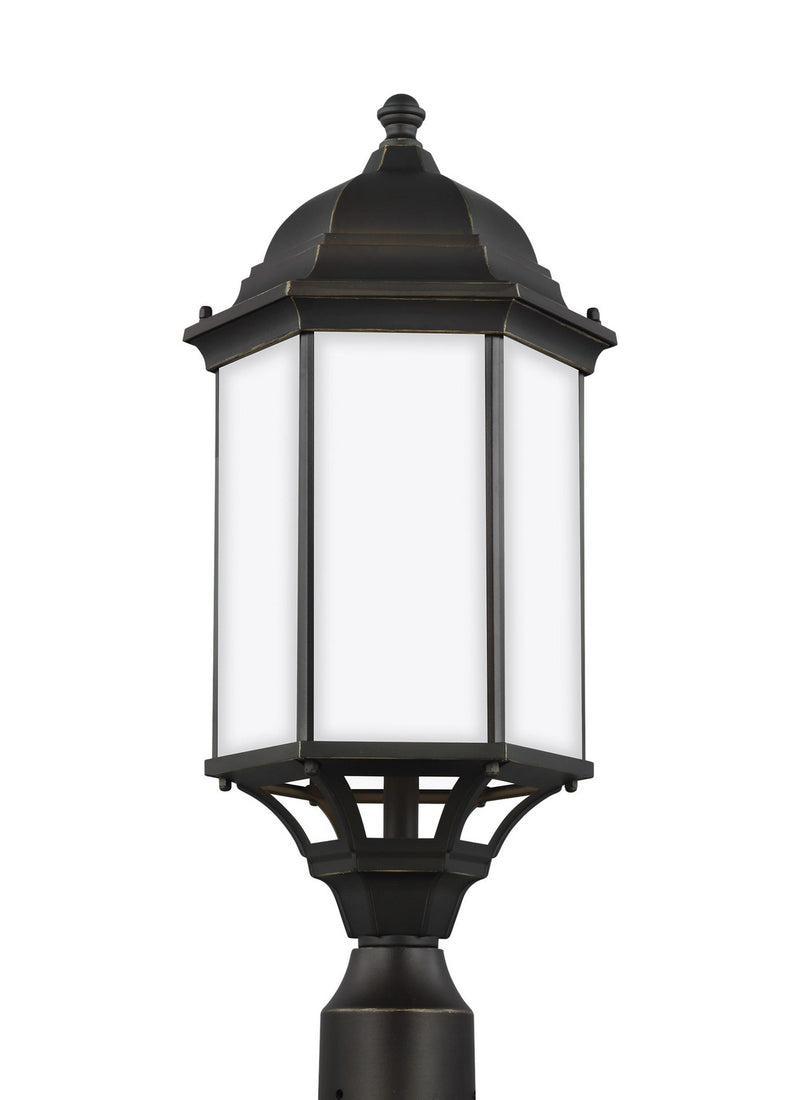 Generation Lighting 8238751EN3-71 Sevier One Light Outdoor Post Lantern, Antique Bronze Main Image.jpg