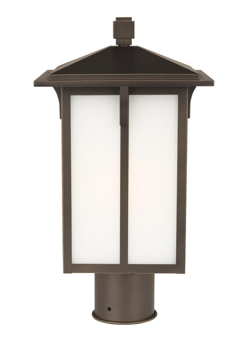 Generation Lighting 8252701EN3-71 Tomek One Light Outdoor Post Lantern, Antique Bronze Main Image.jpg