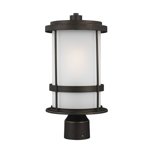 Generation Lighting 8290901-71 Wilburn One Light Outdoor Post Lantern, Antique Bronze Main Image.jpg