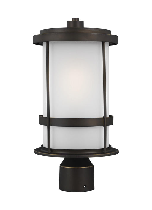 Generation Lighting 8290901EN3-71 Wilburn One Light Outdoor Post Lantern, Antique Bronze Main Image.jpg