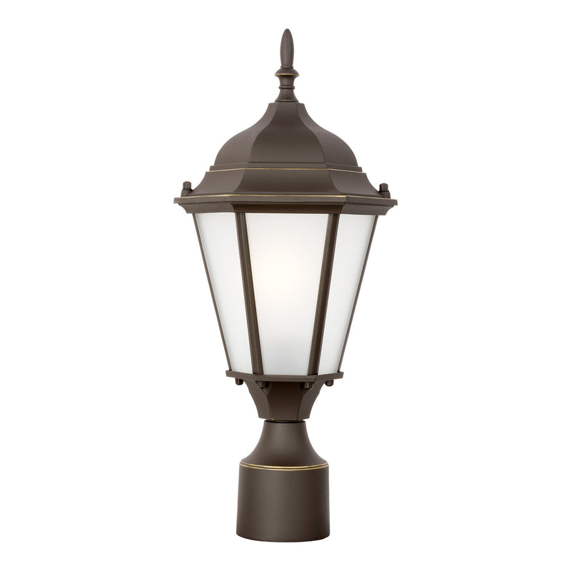 Generation Lighting 82941EN3-71 Bakersville One Light Outdoor Post Lantern, Antique Bronze Main Image.jpg