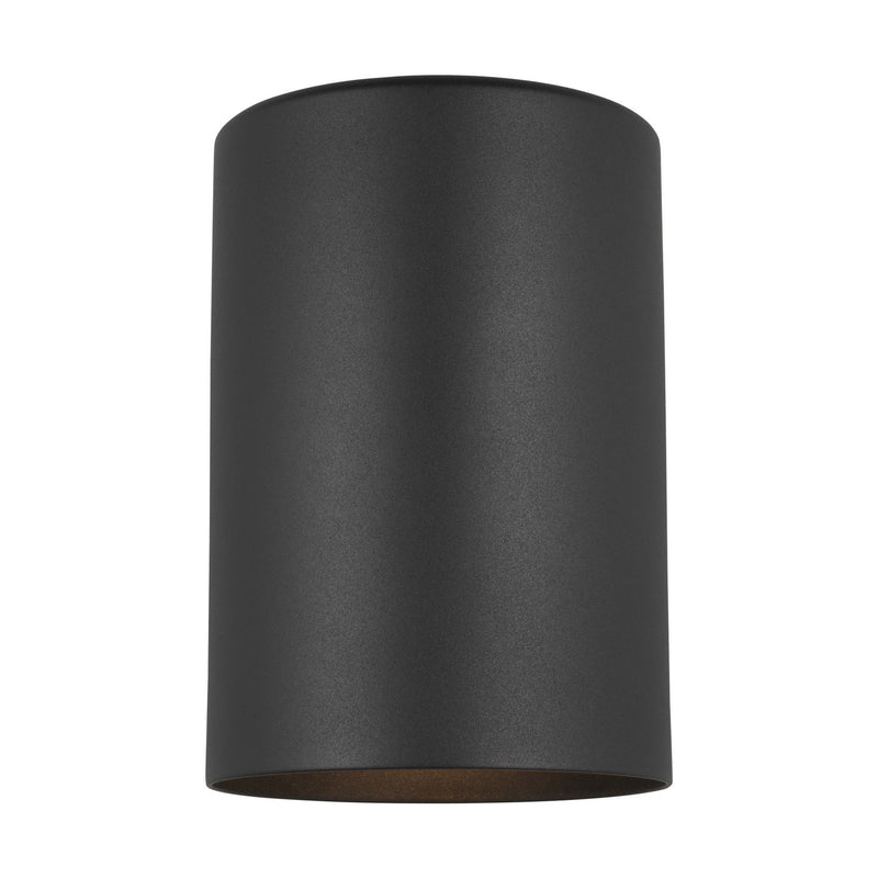 Visual Comfort Studio 8313801-12 Outdoor Cylinders One Light Outdoor Wall Lantern, Black Main Image.jpg